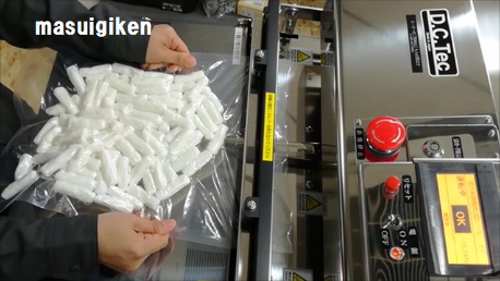 ゆるめの脱気でも安定した仕上がりができます　　（オプション）